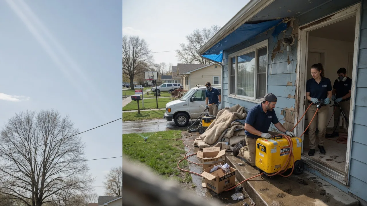 Basement Flood Cleanup in Kane, IL near me